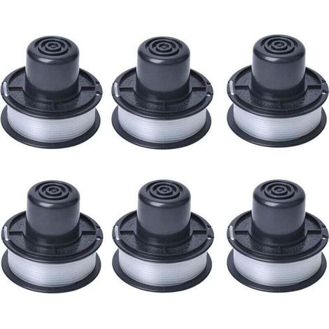 Enowelir Bobine De Fil Compatible Avec Taille-Bordures Automatique 6 Metres De Ligne Par Bobine Lot De 6 Pieces (1/4)