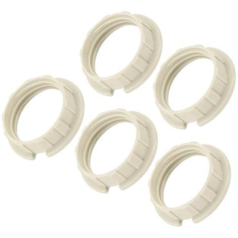 G9 Anneaux pour Abat-Jour Adaptateur Réducteur Bague Lumière Douille Lampe Remplacement pour Luminaire Blanc (1/5)