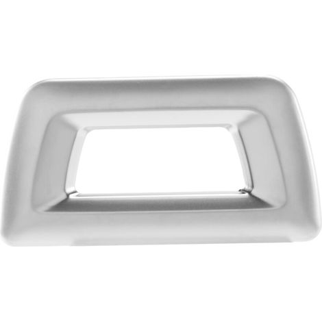 Pegatinas decorativas para la cubierta del botón de la puerta trasera, aptas para BMW X1 F48, X3 F25, X4 F26 y X5 F15 accesorios interiores cromados de ABS con estilo automotriz.