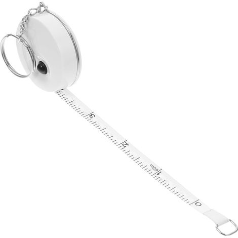 Mètre ruban en acier, 1,5m, blanc, pour bricolage et atelier (1/5)