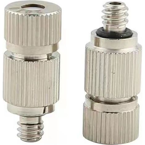 Packung mit 30 Hochdruck-Sprühdüsen für Außenkühlsysteme, UNC 10/24, Edelstahl mit 0,3 mm Öffnung, silberfarben (1/5)