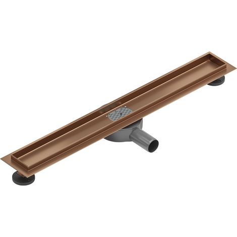Mexen Flat 360° Korpus für Dreh-Linienbodenablauf 50 cm, gebürstetes Kupfer - 1C40050 (1/4)