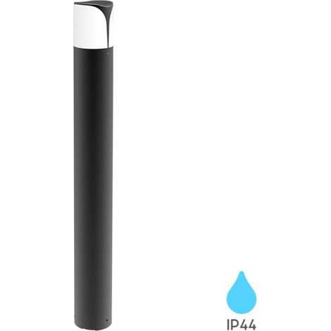 Potelet extérieur E27 23W IP44 en Aluminium Gris (1/4)