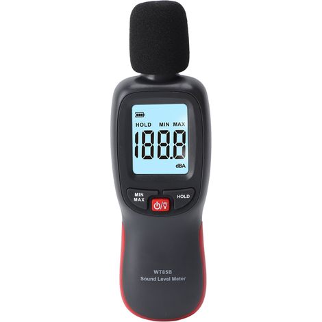 Sound Level Meter 30 To 130dB A Weighting Data Hold LCD Backlit Display Bluetooth Noise Tester