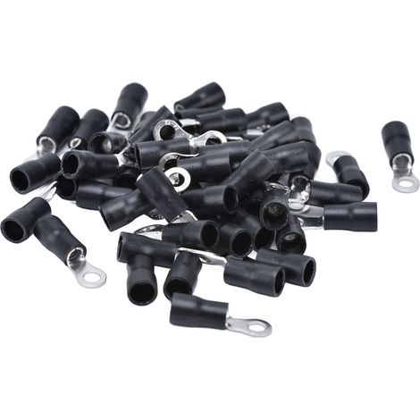 50-teiliges Ringkabelschuh-Set AWG14-12, isolierte Crimp-Drahtverbinder für Geräte (1/5)