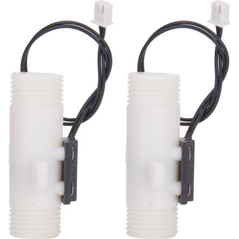 Sensor De Flujo De Agua - Tipo Gravitacional - Rosca Macho G1/2 Pulgada - Carcasa De Cobre Forjado O Policarbonato - 2 Unidades (1/5)