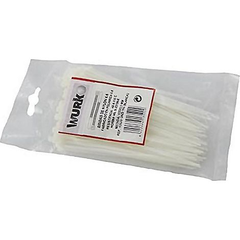 COFIL bridas blancas 2.5x200 mm , Bridas blancas.
- Tamaño: 2,5 x 200 mm.
- Color: Blanco.
- Resistencia a temperaturas -40 a 110ºC.
- Para instalaciones eléctricas. Norma mil S-23 (1/2)