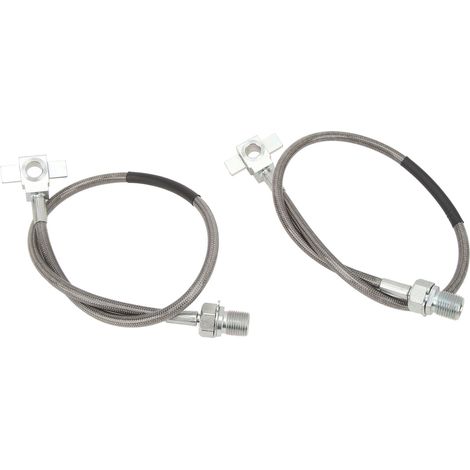 2 Flexible Brake Hoses Inoxydable Avant 89340S Compatible Chevrolet C10 C20 C30 K10 K20 K30 K5 Blazer (1/5)