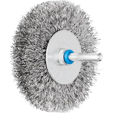 Spazzola rotonda RBU 8015/6 INOX 0,30 D.80mm 6mm spessore filo 0,3mm VA 15mm 12000min(unknown)¹ (1/2)
