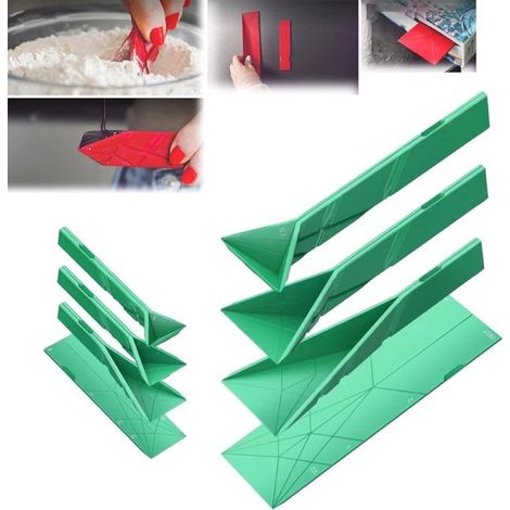 Set di cucchiai dosatori, 2 pezzi: cucchiai piccoli e grandi, cucchiai dosatori piccoli, cucchiai con poligoni, cucchiai dosatori piatti 3 in 1, 6 diverse misure, multifunzionale (1/5)