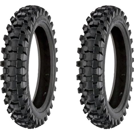 2 COPERTONI 2.50 - 10 GOMME X MINIMOTO MINI CROSS PNEUMATICI 10 TASSELLATI 33J (1/3)