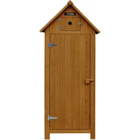 Gartenschrank "Cabanon" - 77 x 54,5 x 179 cm - Braun