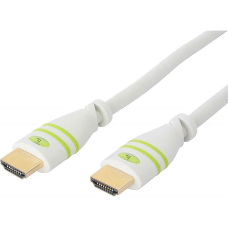 Cable HDMI Techly de 3,0 m, macho/macho, tipo A (estándar), color blanco. (1/4)
