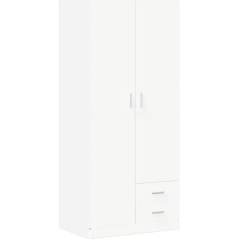 Maison Exclusive - Armadio Bianco 80x52x180 cm in Legno Multistrato