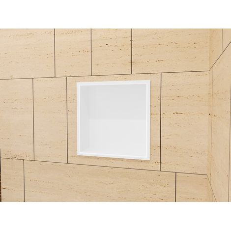 MEDIMEX HOR001/BL ATLANTIC Hornacina 33x33 Blanco Mate - ref: HOR001/BL (1/2)