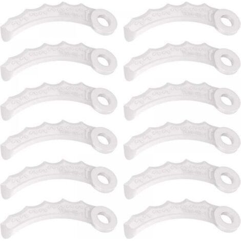 12pcs plastic blade, compatible with Makita 198383-1 and 198426-9, Makita DUR189RF, UR100DZ, DUR191LZX3, DUR181Z, DUR192LZ, DUR368AZ, DUR369AZ, DUR190UZX3, UR3000 trimmer (1/4)
