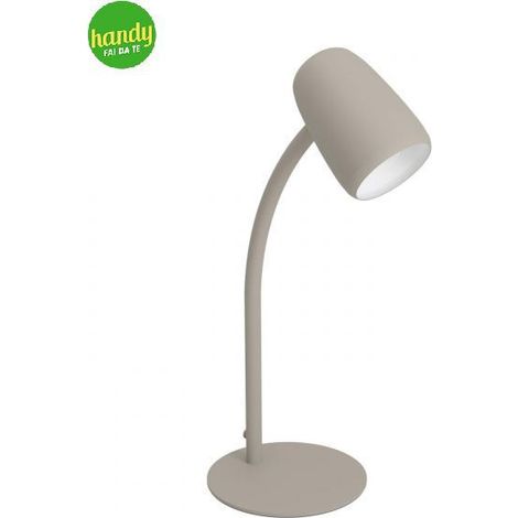Lampada da tavolo Eglo Carlo E14 sabbia