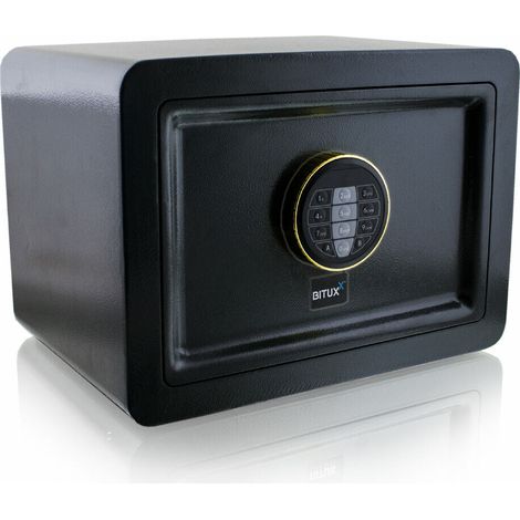 DesignSafe Tresor Wandsafe Wandtresor Schranktresor Elektronisch Maße(B/H/T): 355mm x 255mm x 250mm Türstärke: 3 mm Schwarz