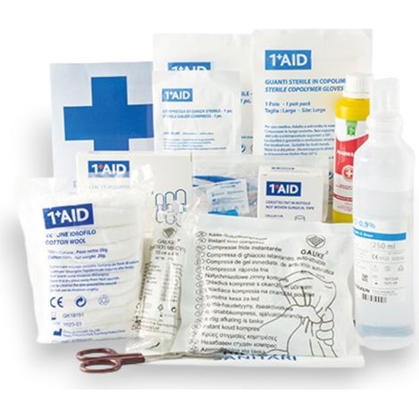 Wiedereingliederung für Erste -Hilfe -Kit mit 16 medizinischen Referenzen C 204