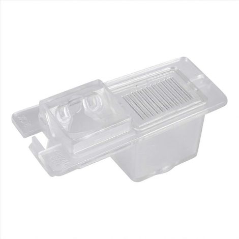 Caméra de recul avec support de plaque d'immatriculation, boîtier d'éclairage de plaque, fixation pour véhicule. (1/5)