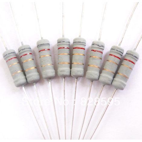 8R2 1W   Metall-Oxid-Widerstand 8,2 Ohm 1W 5%.