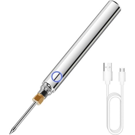 Fer à souder mini portable avec batterie, chargement USB et sans fil - FFY (1/4)