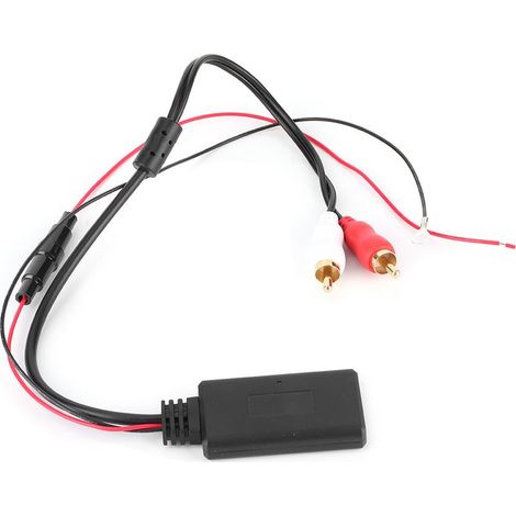 Adaptateur Bluetooth universel pour autoradio avec entrée RCA et module récepteur AUX (1/5)