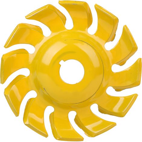 Disque de polissage à sculpter le bois 90mm 12 dents en acier au manganèse pour meuleuse d'angle (1/5)