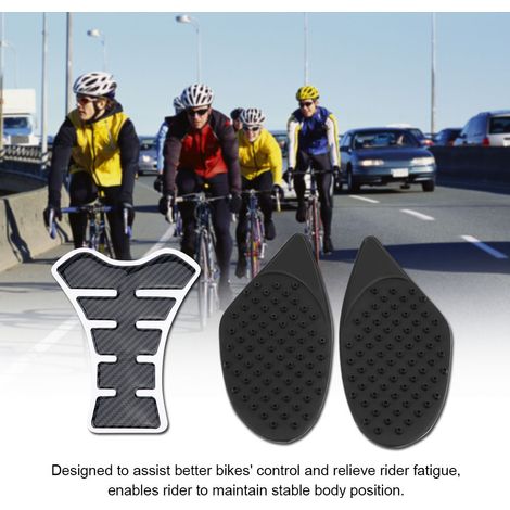 Tapis antidérapant pour le côté du réservoir de carburant de la moto Honda CBR1000RR 08-12, avec des autocollants à motif chevrons. (1/5)