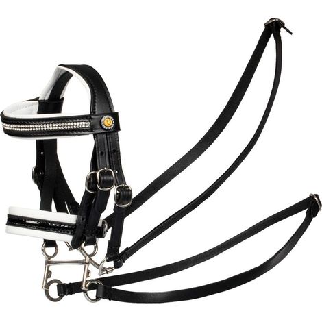 taglia unica, Nero: Briglia giocattolo per cavallinoi peluches Toy Horse (1/5)
