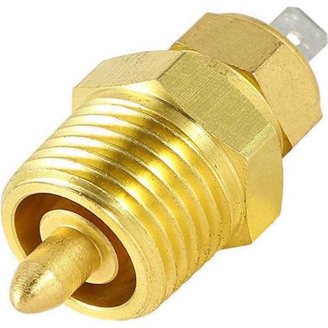 Fan Thermostat Temperature Switch 3/8 Inch NPT 190F On 175F Off Radiator Fan Sensor for 10-16 Inch Electric Fan Systems Engine Block Intake Manifold Radiator (1/5)