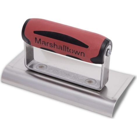 Fer à bordure 15 x 7 cm – Acier résistant à l'usure – Pour béton frais et imprimé – Bords arrondis pour finition lisse – Marshalltown