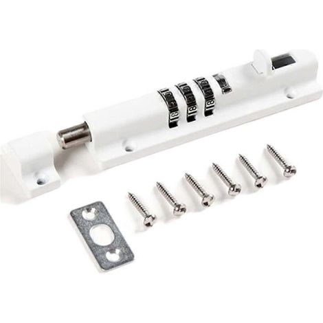 1 cadenas de portail, serrure à combinaison mécanique, plus besoin de clés - idéal pour les portails, les abris de jardin, etc. (1/5)