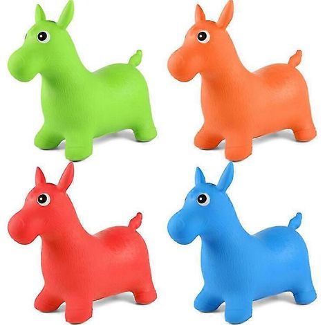 Cadeau de Noël créatif pour bébé : chevaux gonflables sauteurs, jouets de sport pour enfants (1/4)