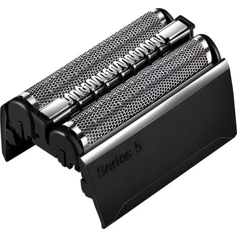 Compatible avec tête de rasoir Braun Série 5, rasoir électrique Série 5, tête noire Série 5, accessoires de lame de rechange en feuille 52B. (1/5)