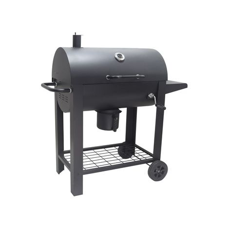 BARBACOA CARBON BARRIL CON MESA AUXILIAR (1/2)