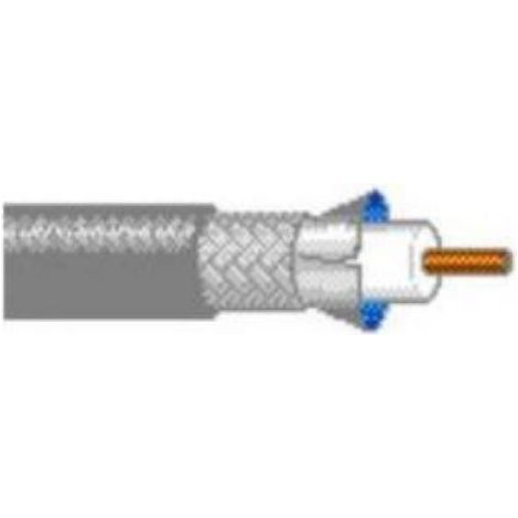 Micro tek 100mt cavo coassiale tv 5mm bianco digitale satellitare dvb-t/s 21-lc0b100