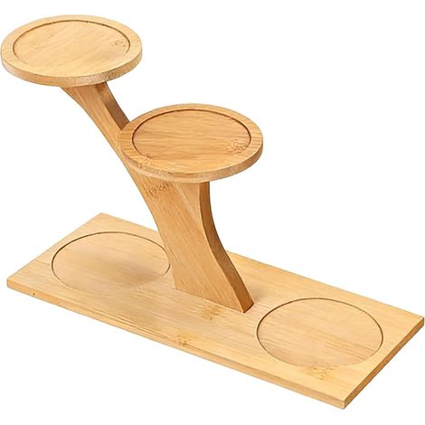 für den Innenbereich Holz mehrstöckig Pflanzgefäßständer