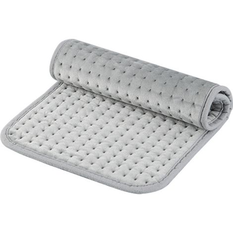 670 Sous-lit chauffant super douillet, 43 x 84 cm, dormir sur un nuage, arrêt automatique, protection anti-surchauffe, 4 niveaux de température, lavable, pour tous les matelas courants