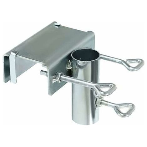 Support Parasol Balustrade,Pied de Parasol Balcon,Pince de Fixation Parasol,Pince de Parapluie Réglable pour Balcon,pour balcons, Jardins, Tables ou Balustrades (1/5)