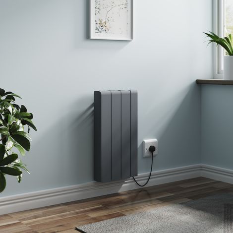 Electric Ceramic Portable Radiator Wall Mounted WIFI Control Heater Anthracite 700W