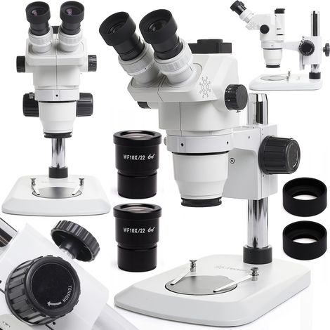 Microscope stéréo trinoculaire 6,7x45x SZL6745T-B6 (1/5)