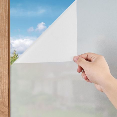 Blickdichte, selbstklebende Sichtschutzfolie [44,5 x 200 cm] – Professionelle Beratung – UV-Schutzfolie – Matte Sichtschutzfolie – Fensterfolie (1/5)