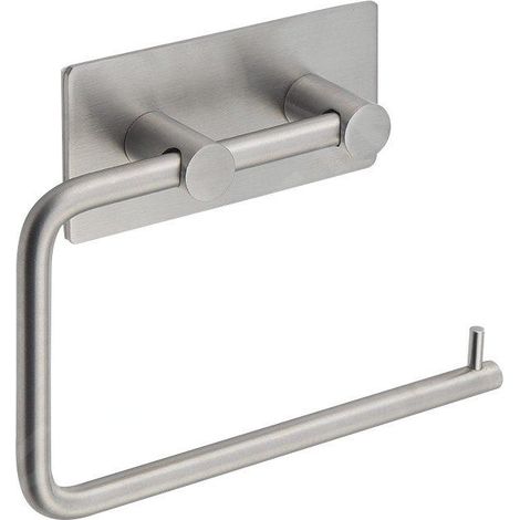 SAPHO ACCESSOIRES - PORTE-ROULEAUX WC AUTOCOLLANT, INOX BROSSé 33207 (1/2)