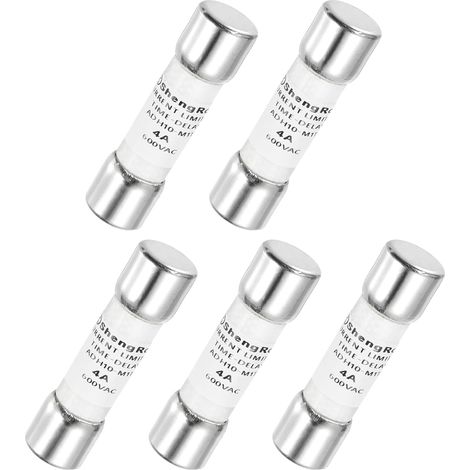 5Pack 600V 4A Fusible Rapide En Verre Fusibles Génériques (1/5)