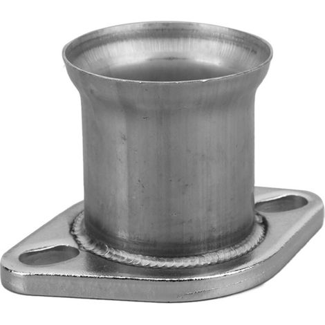 2-bolt exhaust flange, 3-inch stainless steel pipe to 2.5-inch downpipe turbo exhaust adapter. (1/5)