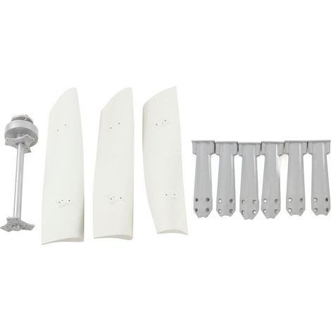 Kit générateur éolien vertical portable 600 W à sustentation magnétique, blanc, avec contrôleur MPPT 12 V, pour usage domestique (1/5)