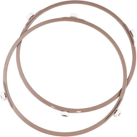 2 supports de plateau tournant en plastique pour micro-ondes (1/5)