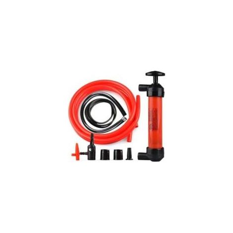 Pompe a Eau Manuelle, Pompe Vidange Huile Moteur, Pompe de Transfert de Carburant Essence Gasoil Fioul- (1/4)