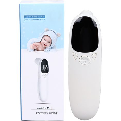 Thermomètre infrarouge sans contact précis pour adulte enfant bébé pistolet mesure température corporelle (1/5)